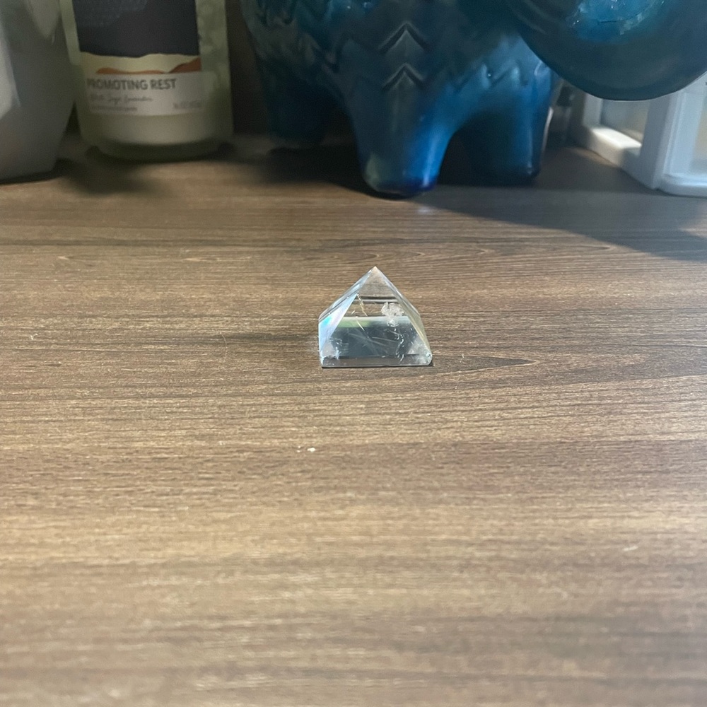 Crystal Clear Quartz Pyramid